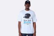 New Era New York Yankees MLB Script Graphic Tee White